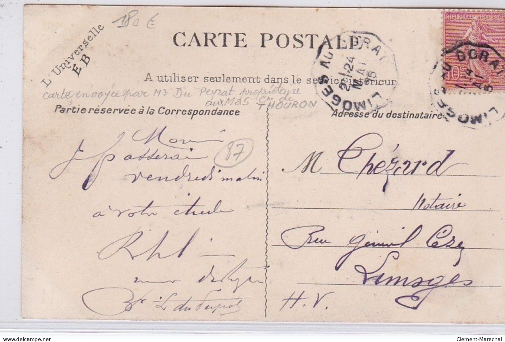 LES MAS DE THOURON En 1900 : Chasseurs Vers 1905 - Très Bon état - Other & Unclassified
