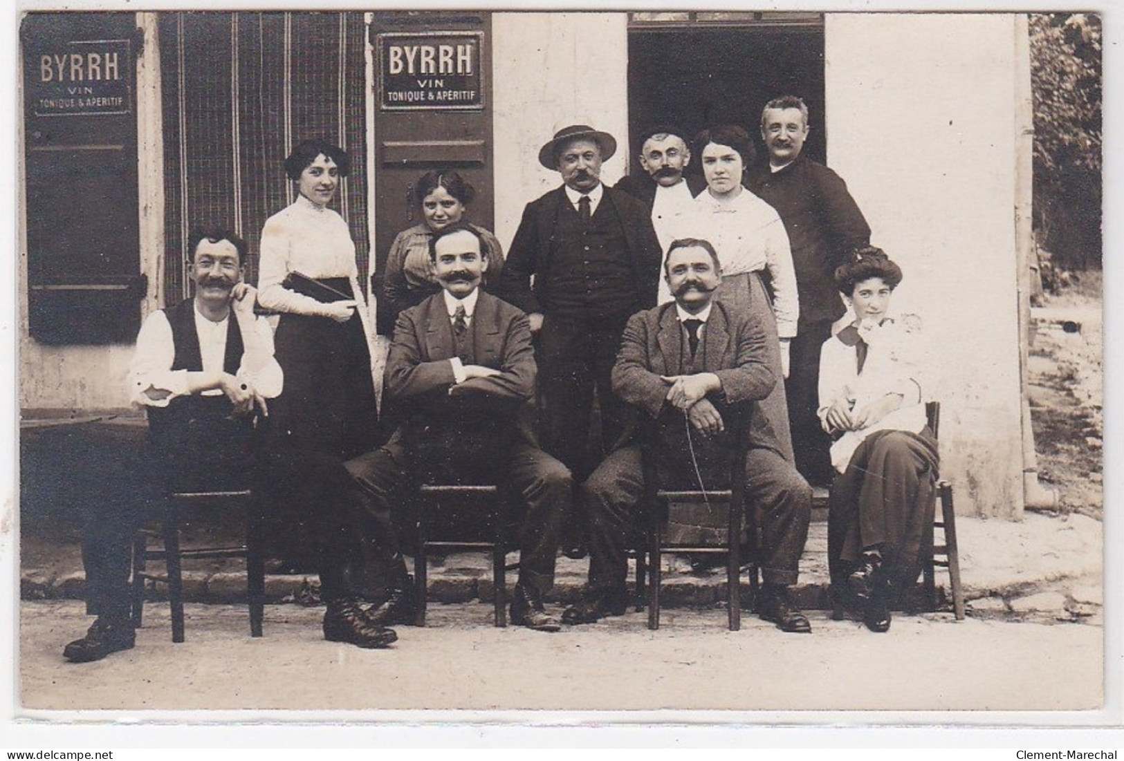 MORCENX ? : Carte Photo D'un Café - Très Bon état - Morcenx