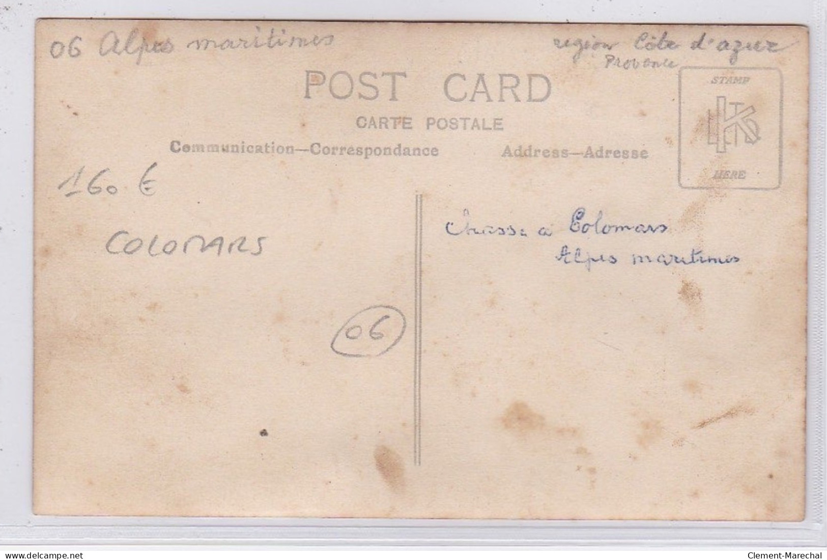 COLOMARS : Carte Photo D'une Scène De Chasse (chasse) - Très Bon état - Other & Unclassified