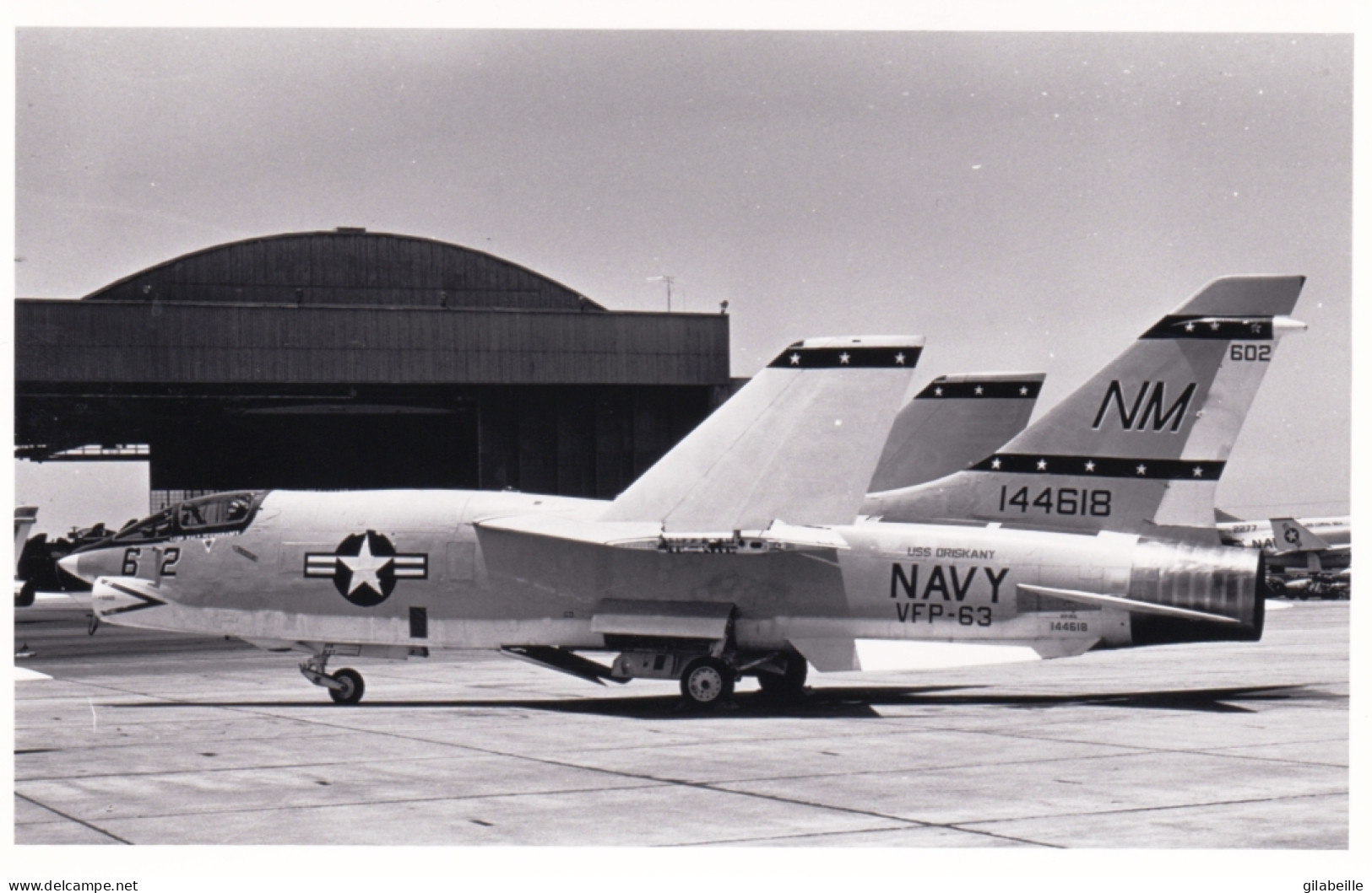 Photo Originale - Airplane - Plane - Aviation - Militaria - Avion  Militaire Vought F-8 Crusader - Aviazione