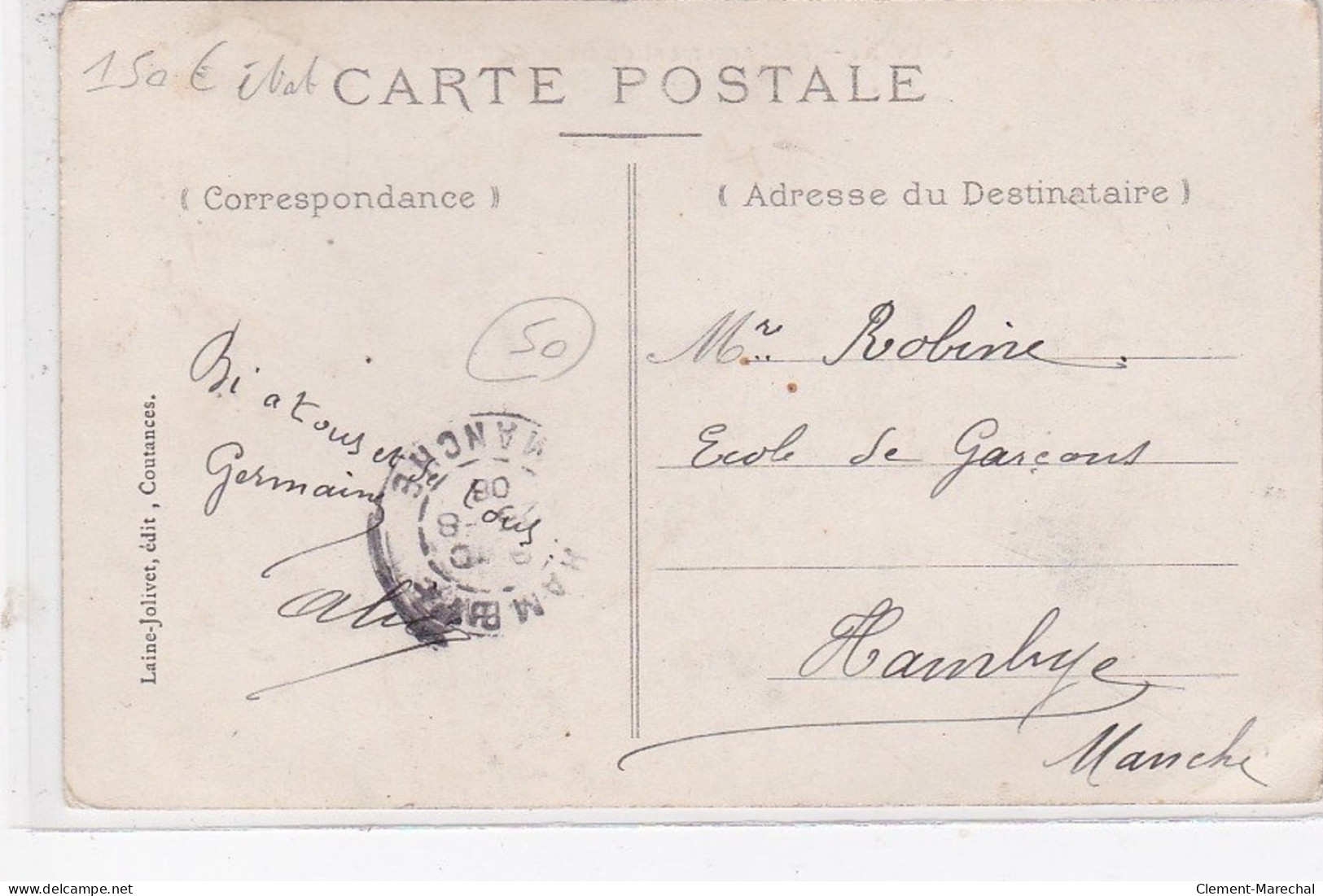 GOUVILLE : Déchargement Du Train De Ballast - Bon état (coin Légèrement Arrondis) - Other & Unclassified