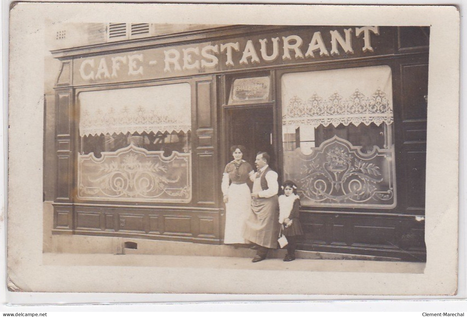 MAISONS LAFFITTE : Carte Photo Du Café-restaurant Rousseau - Très Bon état - Maisons-Laffitte