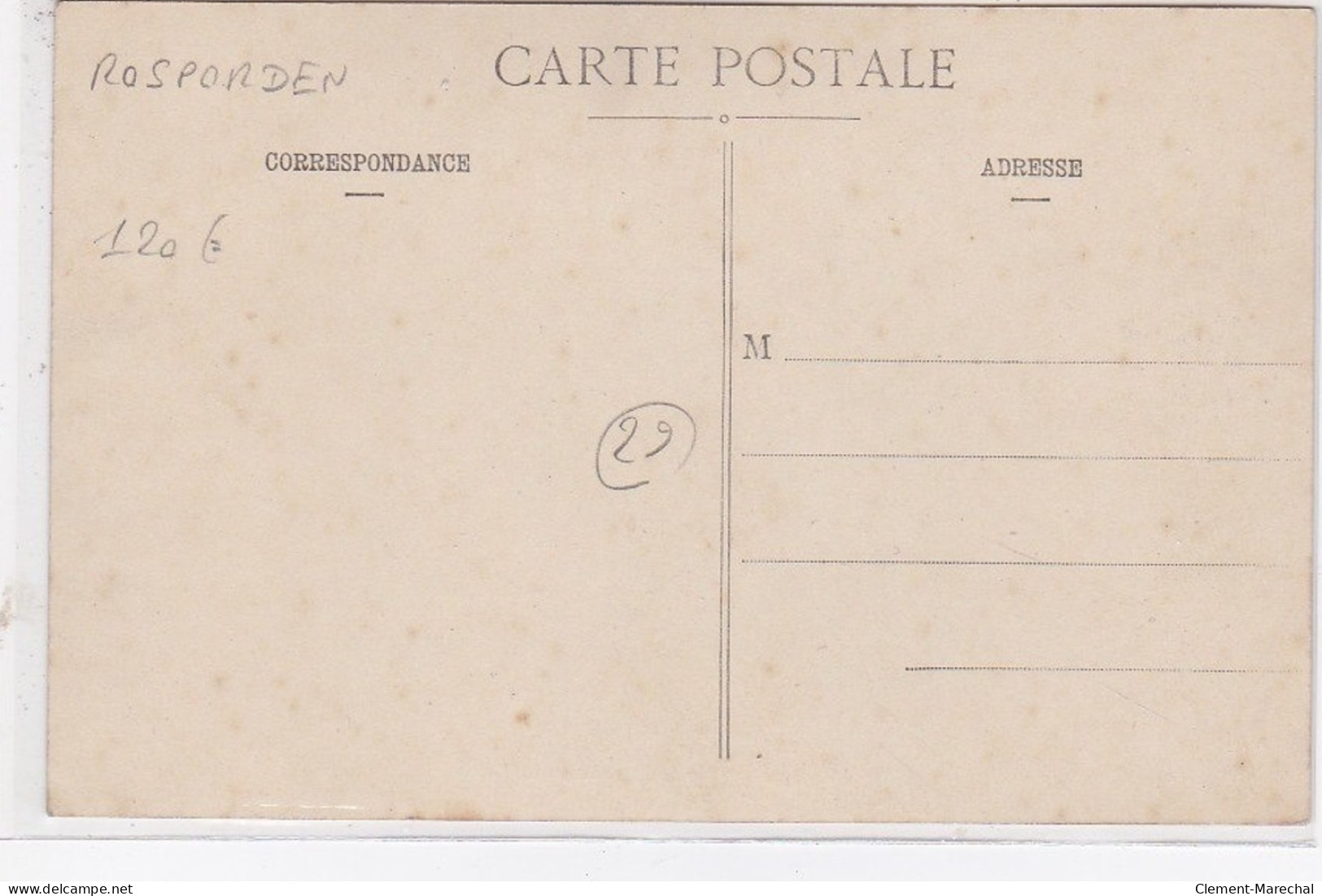 ROSPORDEN : Club De Football "la Phalange Rospordinoise" En 1914 - Très Bon état - Autres & Non Classés