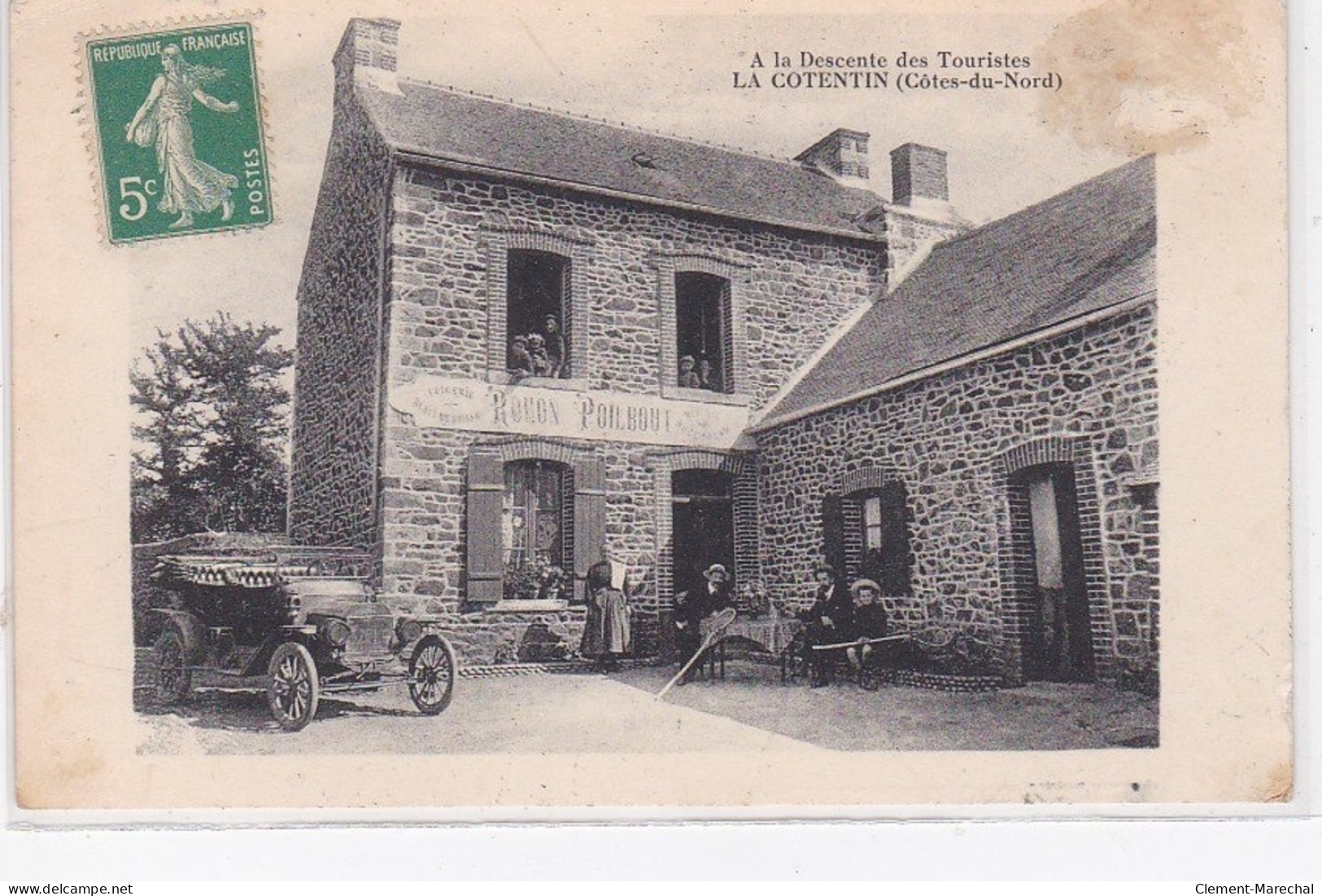 LA COTENTIN : épicerie Café "a La Descente Des Touristes" (ROHON POILBOUT) - état - Autres & Non Classés