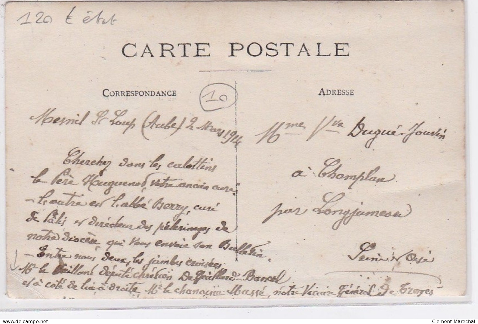 PALIS : Carte Photo Prise Au Congrès Catholique En 1914 - état (un Coin Plié) - Otros & Sin Clasificación