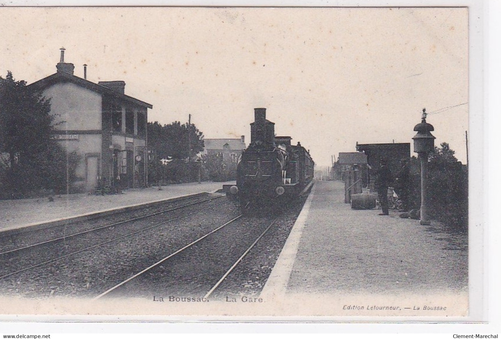 LA BOUSSAC : La Gare - Très Bon état - Altri & Non Classificati