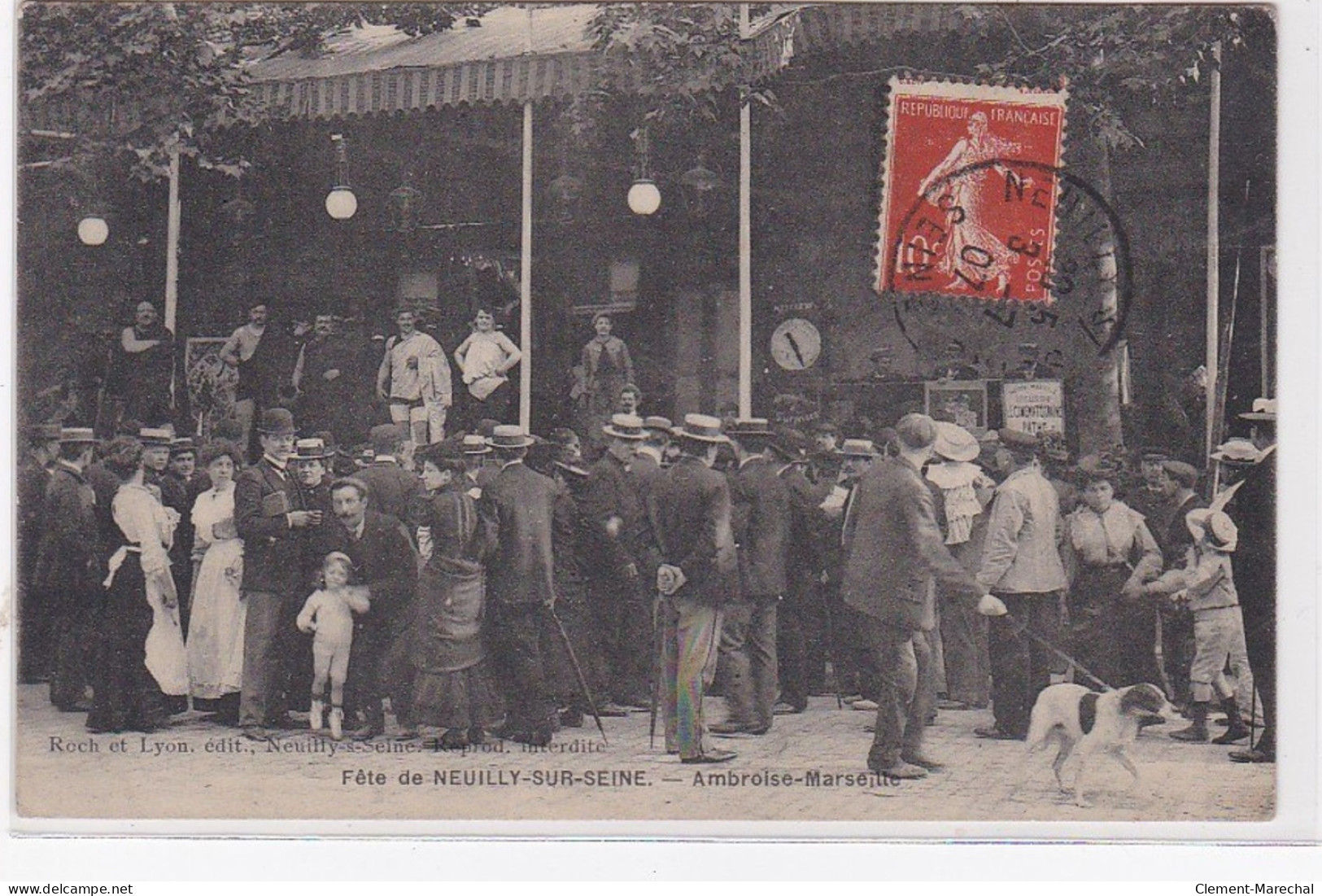 NEUILLY SUR SEINE : Fêtes De Neuilly - Le Stand Ambroise Marseille - Très Bon état - Neuilly Sur Seine