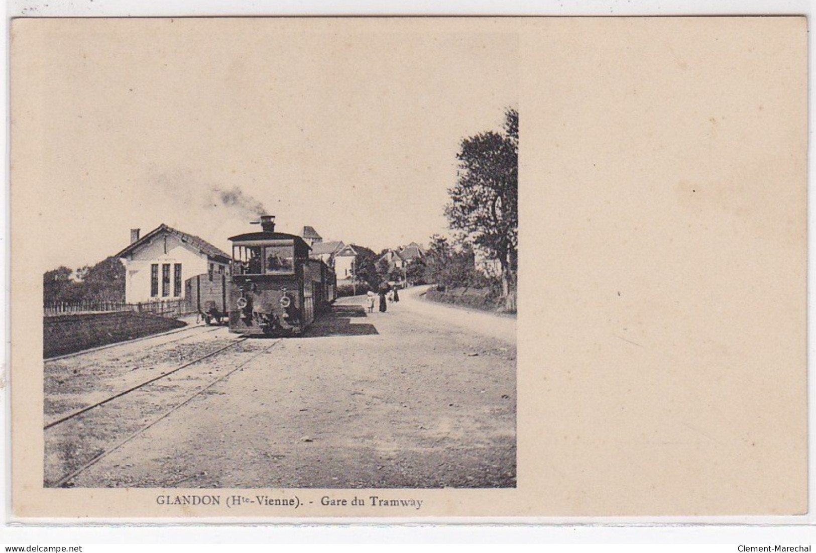 GLANDON : La Gare Du Tramway - Très Bon état - Autres & Non Classés