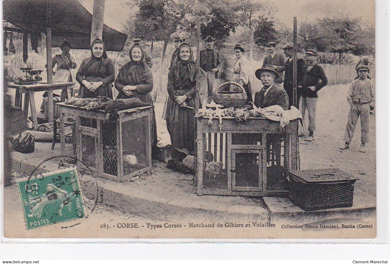 TYPES CORSES : Marchand De Gibiers Et Volailles - Très Bon état - Otros & Sin Clasificación