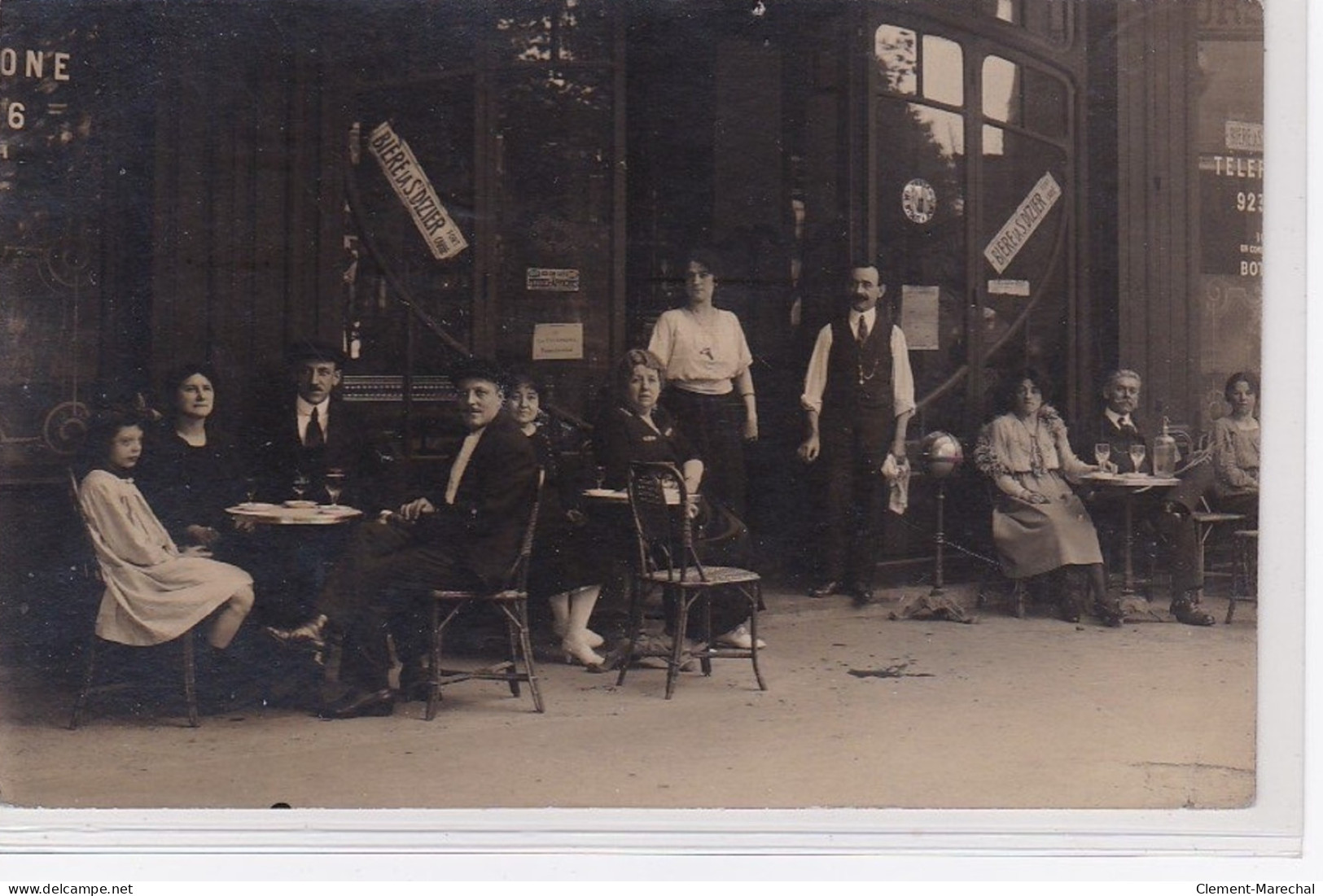 PARIS 12ème : Carte Photo Du Café De L'Industrie Au 78 Avenue Ledru Rollin - Très Bon état - Distrito: 12