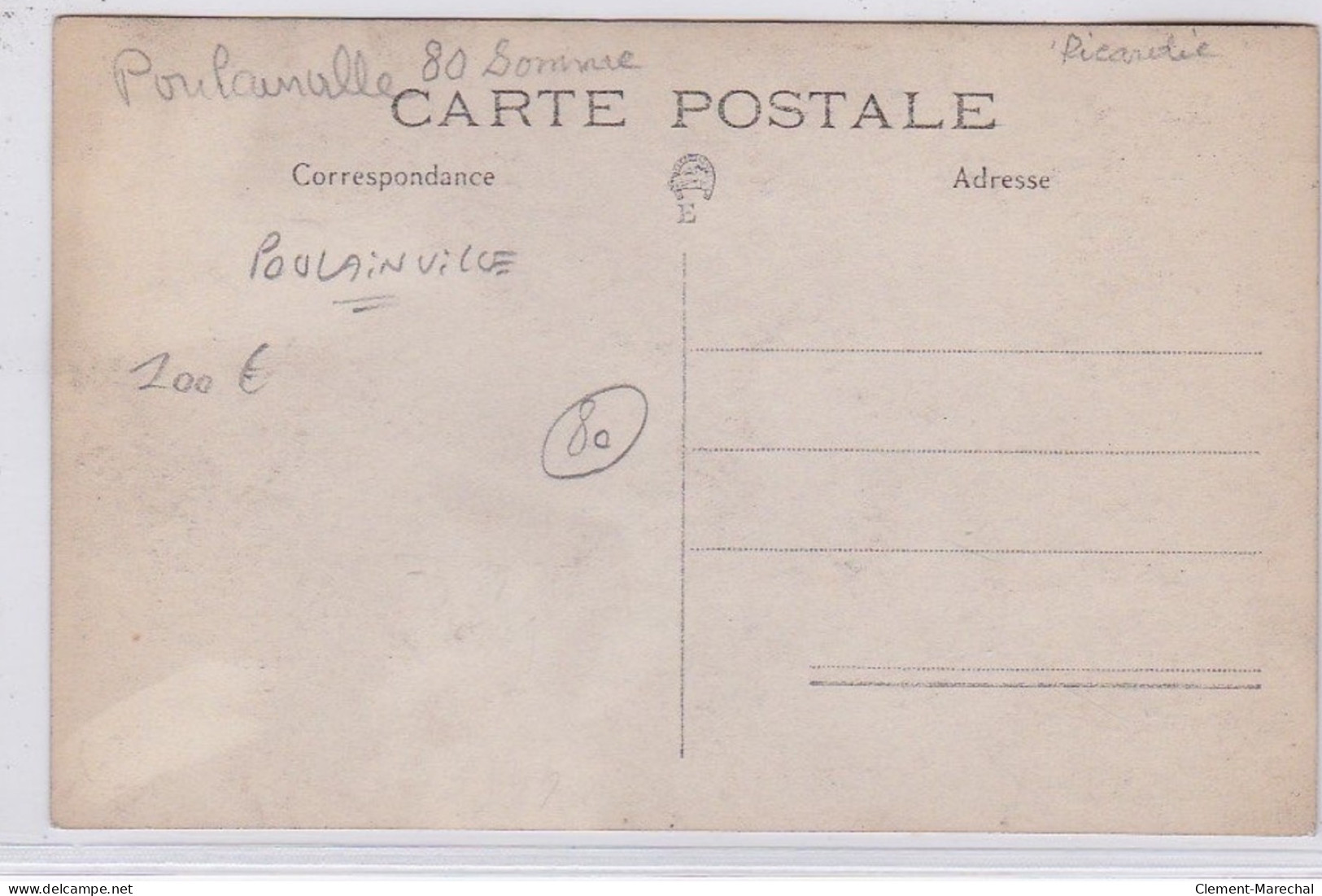 POULAINVILLE : Carte Photo D'une Scène De Chasse (chasseurs) - Très Bon état - Altri & Non Classificati