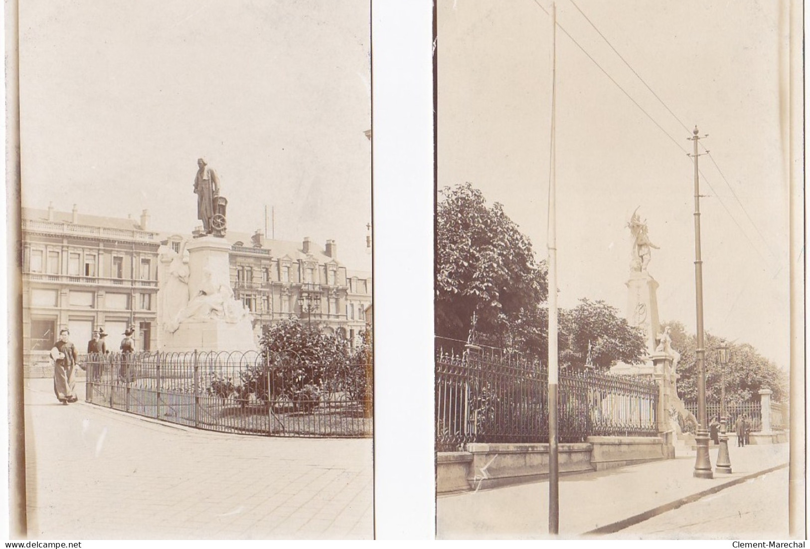 CALAIS : Lot De 5 Cartes Photo Vers 1910 (dont La Gare) - Très Bon état - Calais