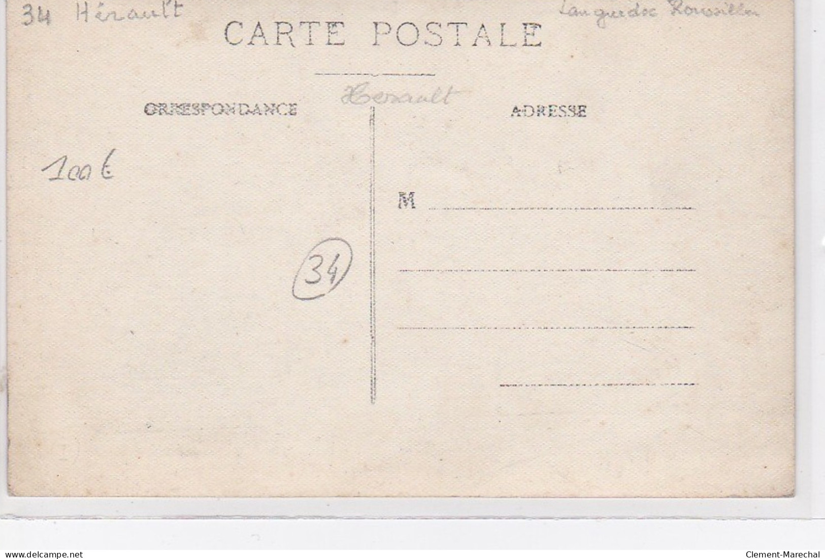 HERAULT : Carte Photo D'une Scène De Chasse à Tir (chien) (chasse) - Bon état (un Coin Plié) - Autres & Non Classés