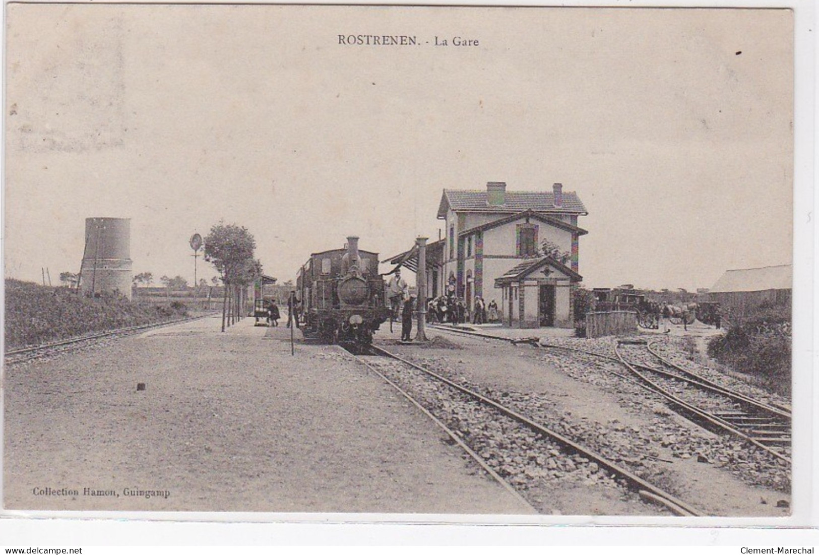 ROSTRENEN : La Gare - Très Bon état - Other & Unclassified