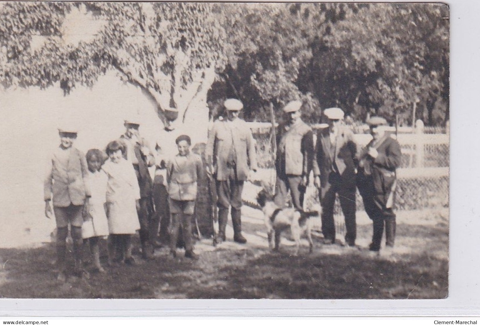 Carte Photo D'une Scène De Chasse Aux Environs De BONNAT - Bon état - Autres & Non Classés