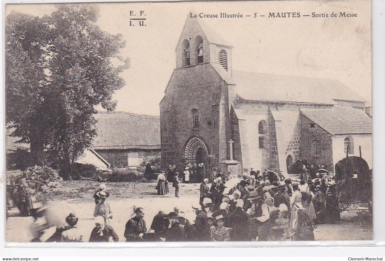 MAUTES : Sortie De Messe (LA CREUSE ILLUSTREE) - Très Bon état - Andere & Zonder Classificatie