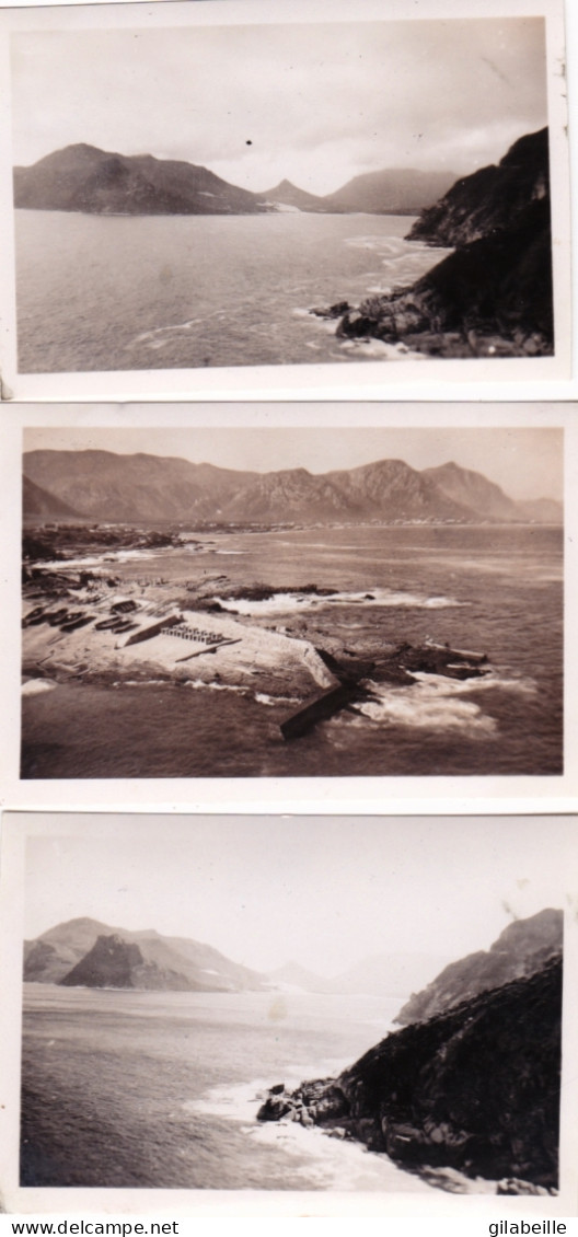 Photo Originale - South Africa - Afrique Du Sud - 1941 -  HERMANUS -  Hout Bay Chapmans Peak - Lot 3 Photos - Plaatsen