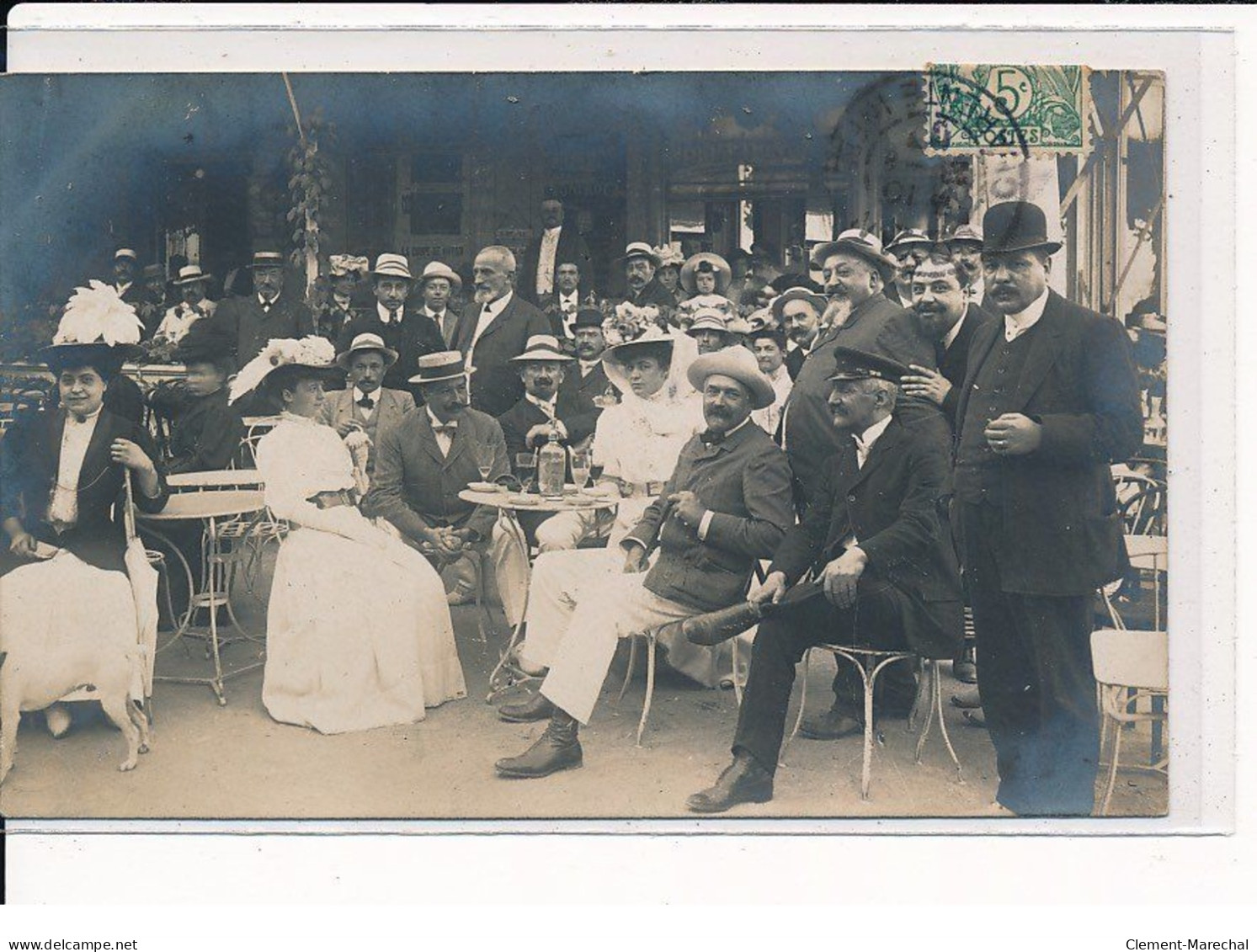 ROYAN : Carte Photo D'une Terrasse De Café - Très Bon état - Royan