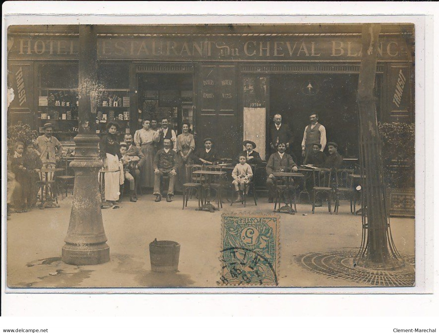 PANTIN : Rue De Paris, Hôtel Restaurant Du Cheval Blanc - Très Bon état - Pantin