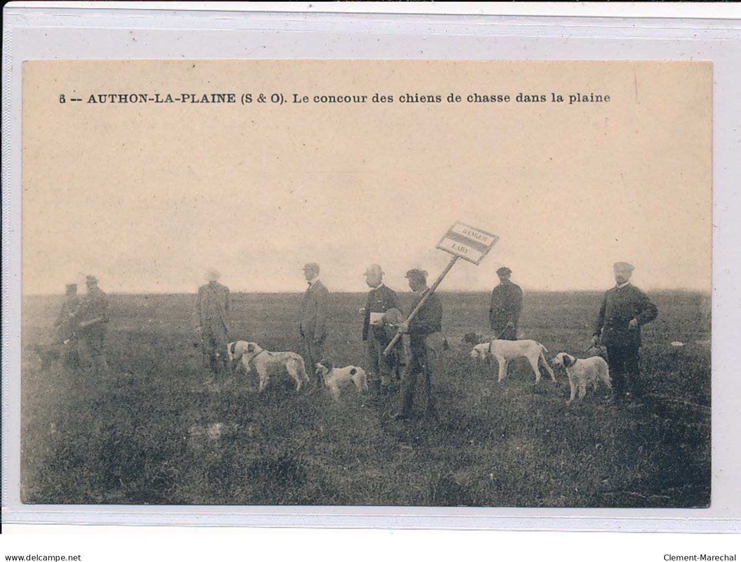 AUTHON-LA-PLAINE : Le Concours Des Chiens De Chasse Dans La Plaine - Très Bon état - Other & Unclassified