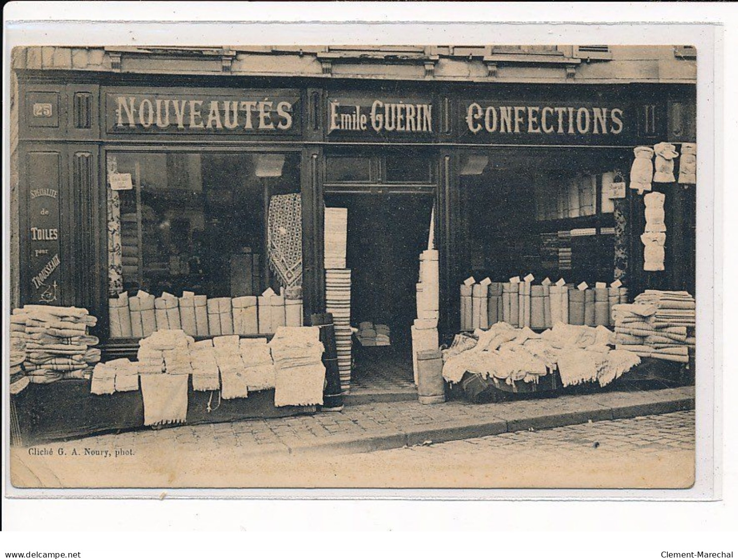 NEUFCHATEL : Maison EMILE GUERIN, Spécialité De Toiles Pour Trousseaux - état - Neufchâtel En Bray