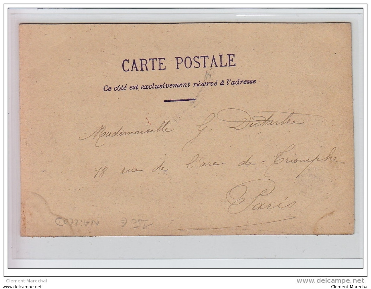 Charles NAILLOD : Carte Postale Illustrée A  La Main (Handmade) - Bon état (traces) - Naillod