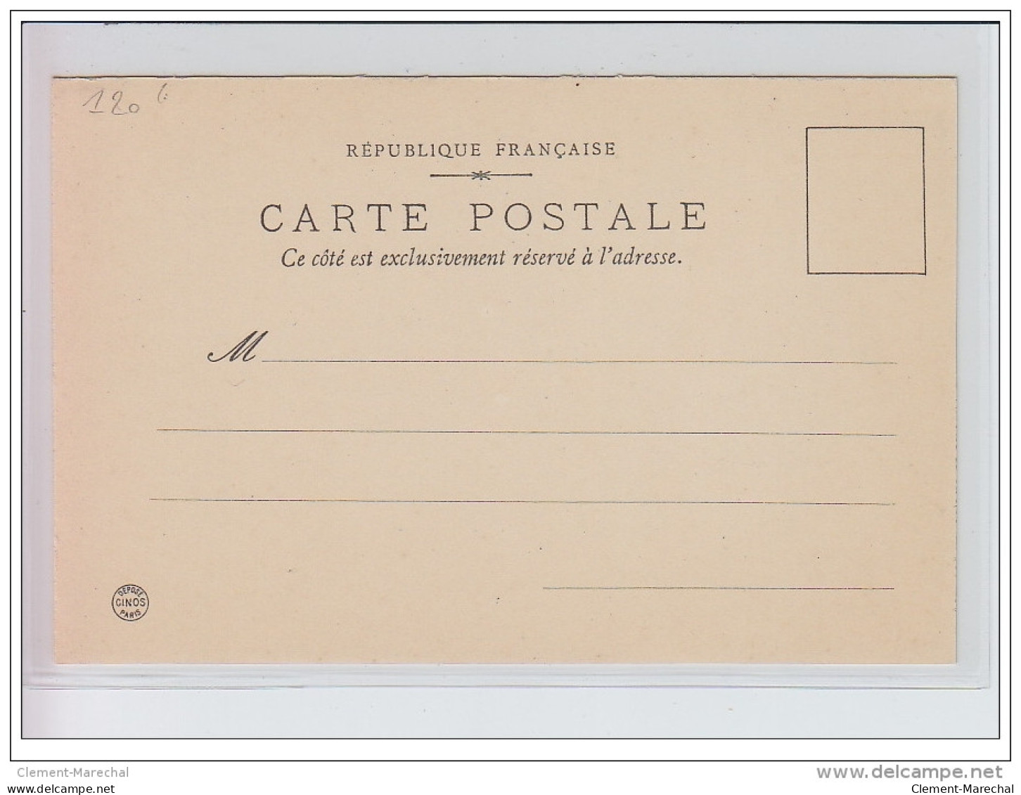 CINOS : Carte Postale Représentant Le Pianiste FRAGSON Illustrée Par TABOURET - Très Bon état - Andere & Zonder Classificatie