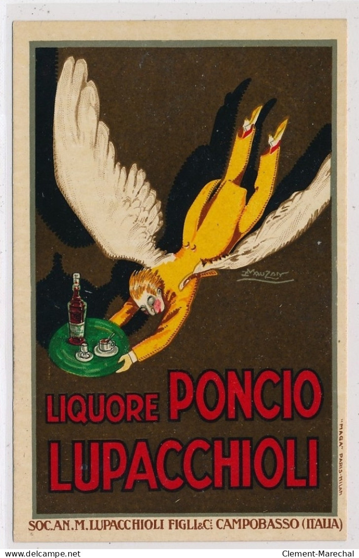 PUBLICITE : Liquore Poncio Lupacchioli Soc.an.m.lupacchioli Figlici Campobasso - Tres Bon Etat - Pubblicitari