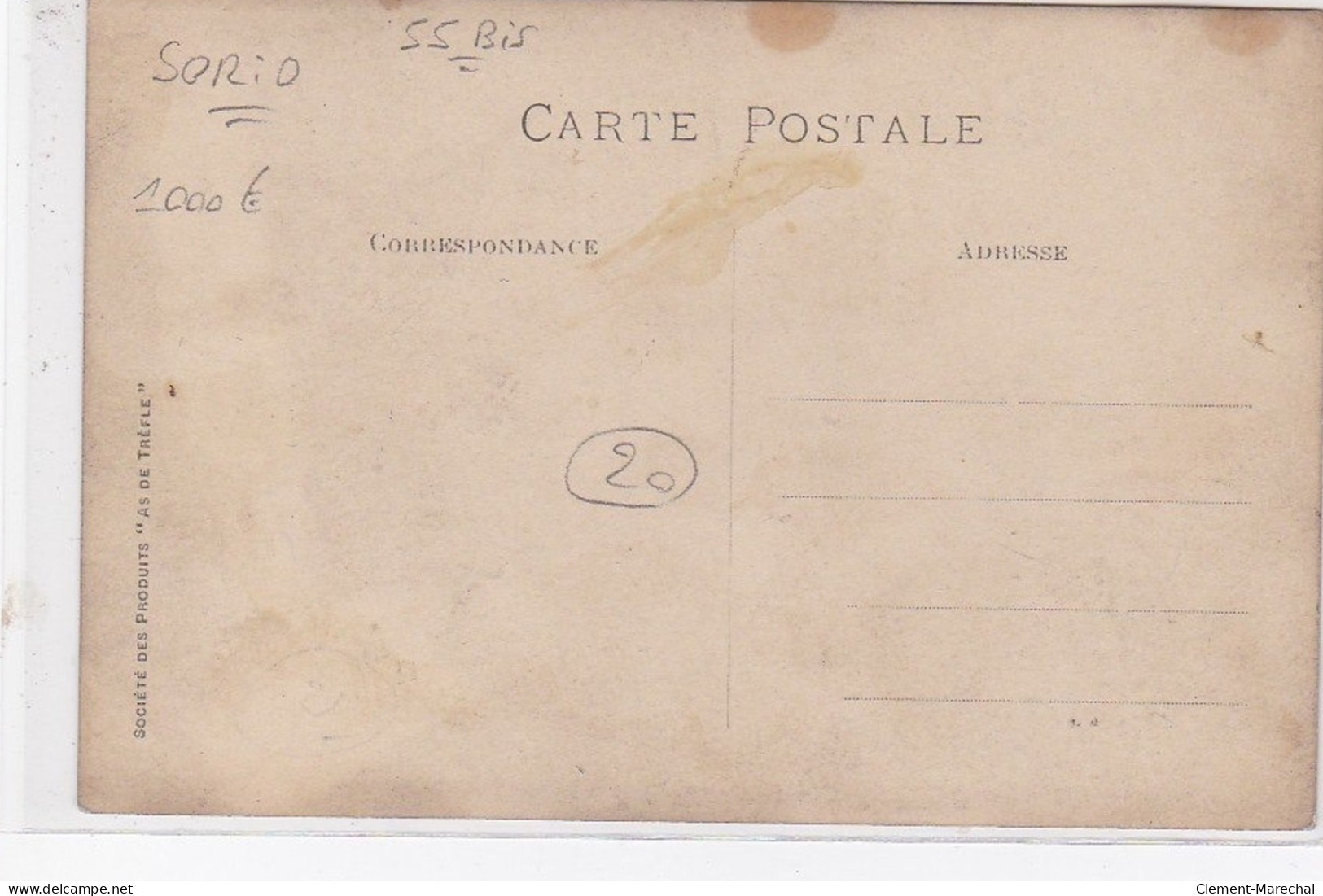 SORIO : Carte Photo D'ouvriers Au Repos - Très Bon état - Altri & Non Classificati