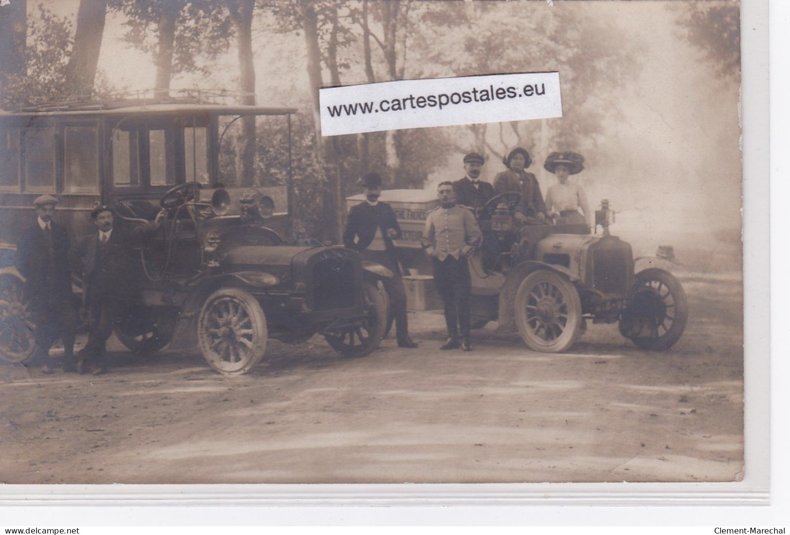 Environs De MOURMELON : Carte Photo D'une Automobile Du CINEMA PATHE (projecteur) - Très Bon état - Camp De Châlons - Mourmelon