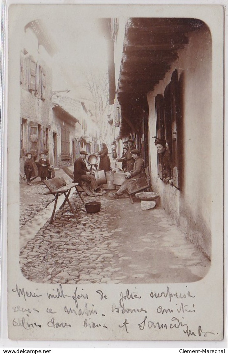 DURFORT : Carte Photo Des Chaudronniers - Bon état (timbre Décollé Au Dos) - Autres & Non Classés