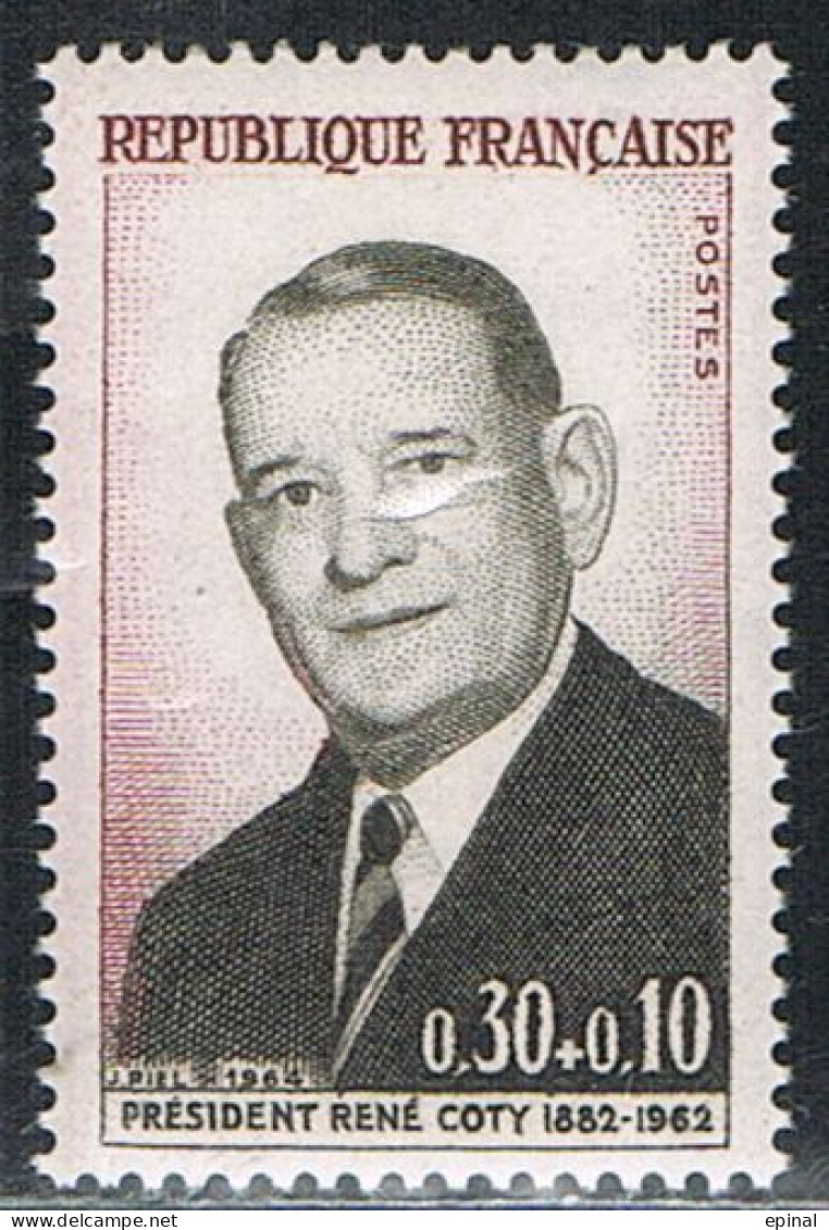 FRANCE : N° 1412 ** (Président René Coty) - PRIX FIXE - - Unused Stamps