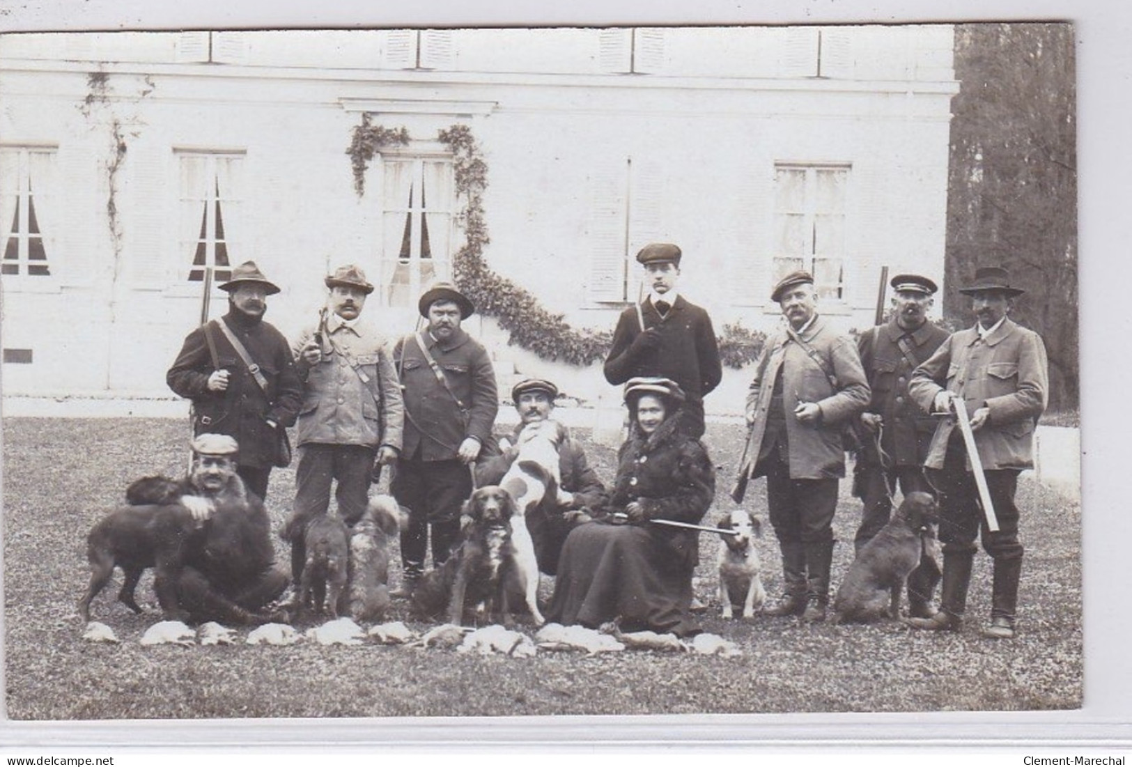 GREZ SUR LOING : Carte Photo D'une Scène De Chasse - Très Bon état - Sonstige & Ohne Zuordnung