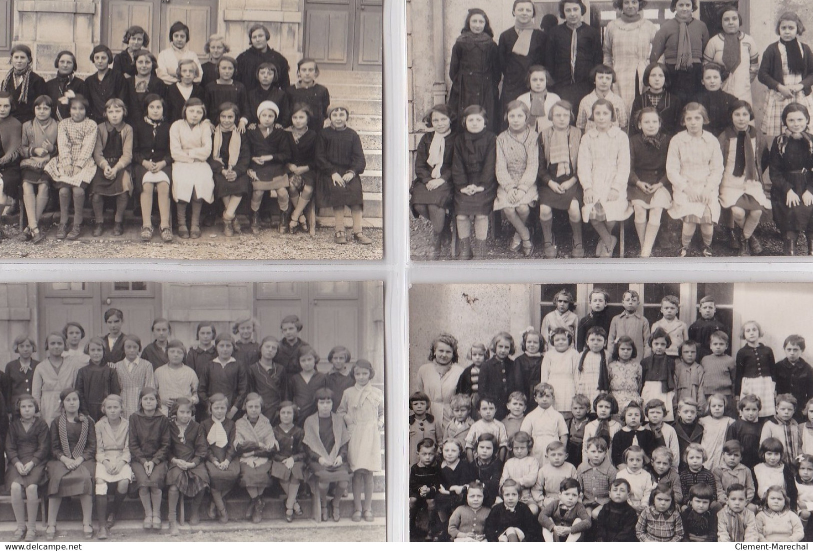 NANTEUIL LES MEAUX : Lot De 21 Cartes Photo De L'école Des Filles (est Jointe La Pochette D'origine) - Très Bon état - Autres & Non Classés