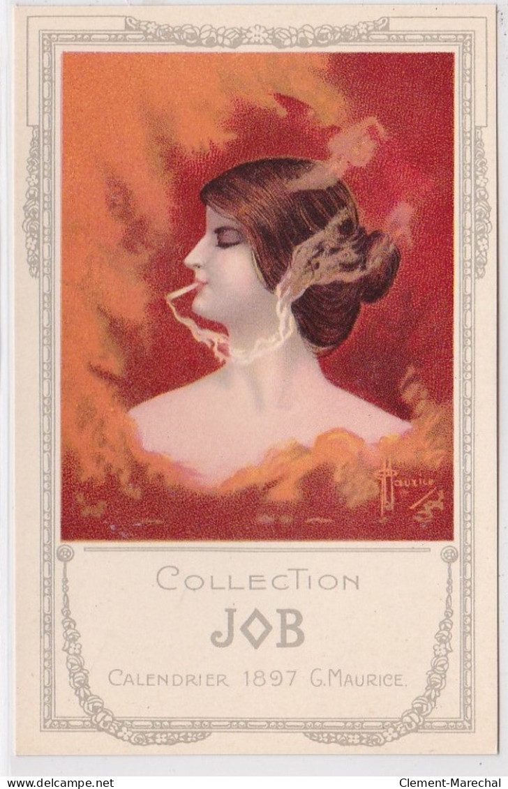 Collection JOB : Publicité Pour Le Papier A  Cigarettes - Carte Postale Illustrée Par MAURICE - Très Bon état - Sonstige & Ohne Zuordnung