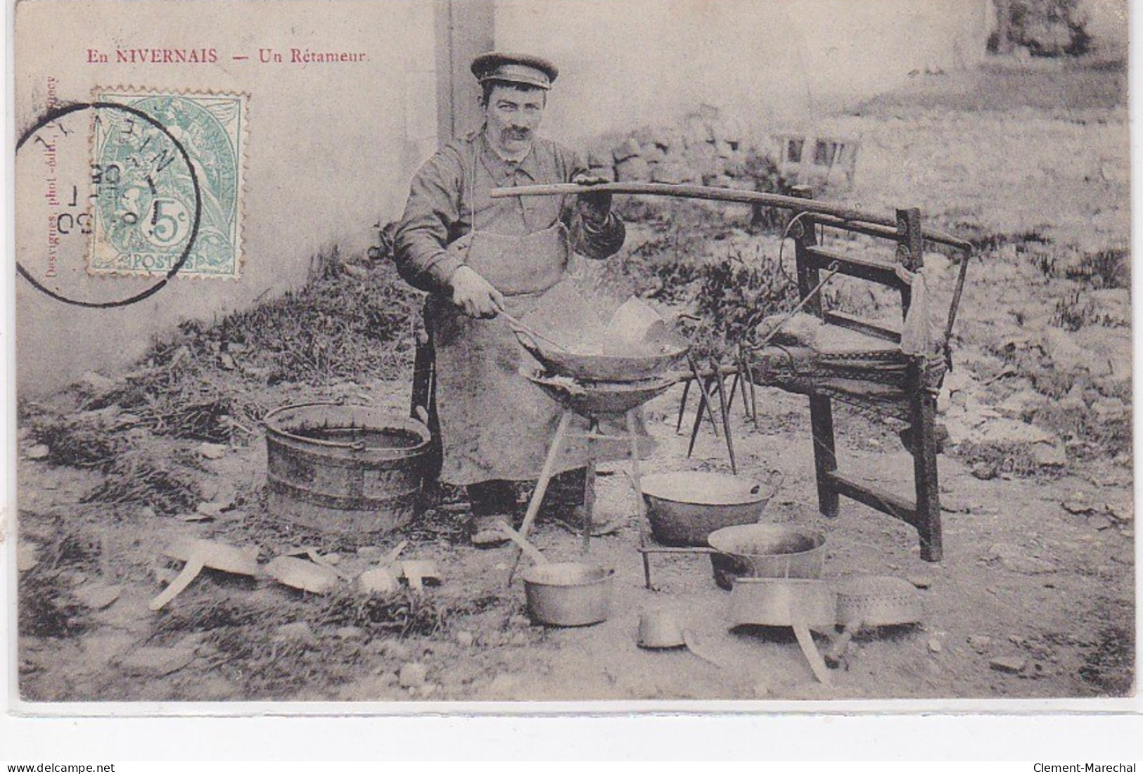 EN NIVERNAIS : Un Rétameur - Très Bon état - Sonstige & Ohne Zuordnung