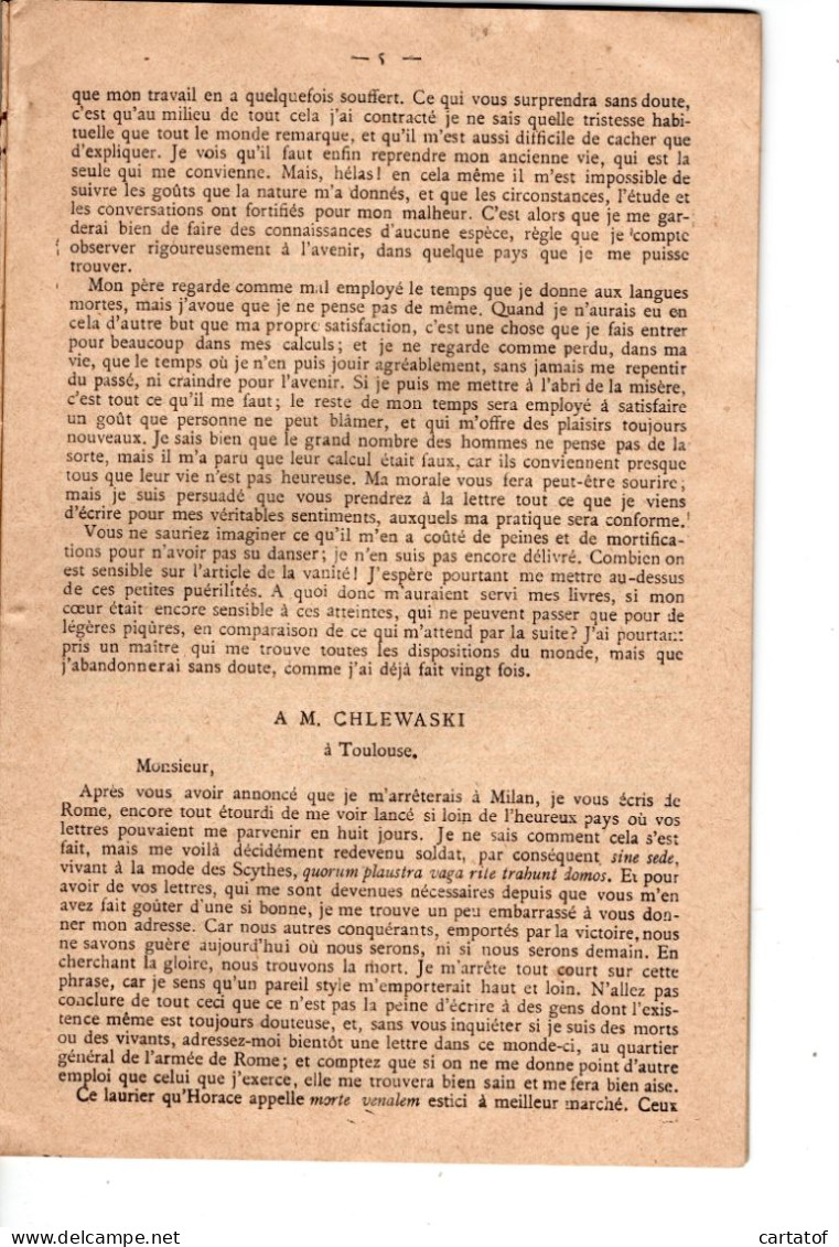 Bibliothèque Littéraire Des Ecoles Et Des Familles . LETTRES ET PAMPHLETS .  PAUL-LOUIS COUTURIER . Hneri Gauthier . - Otros & Sin Clasificación