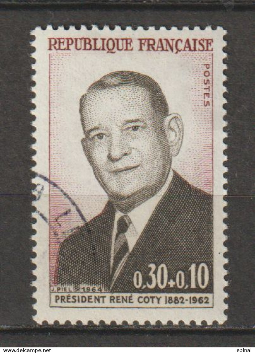FRANCE : N° 1412 Oblitéré (Président René Coty) - PRIX FIXE - - Used Stamps