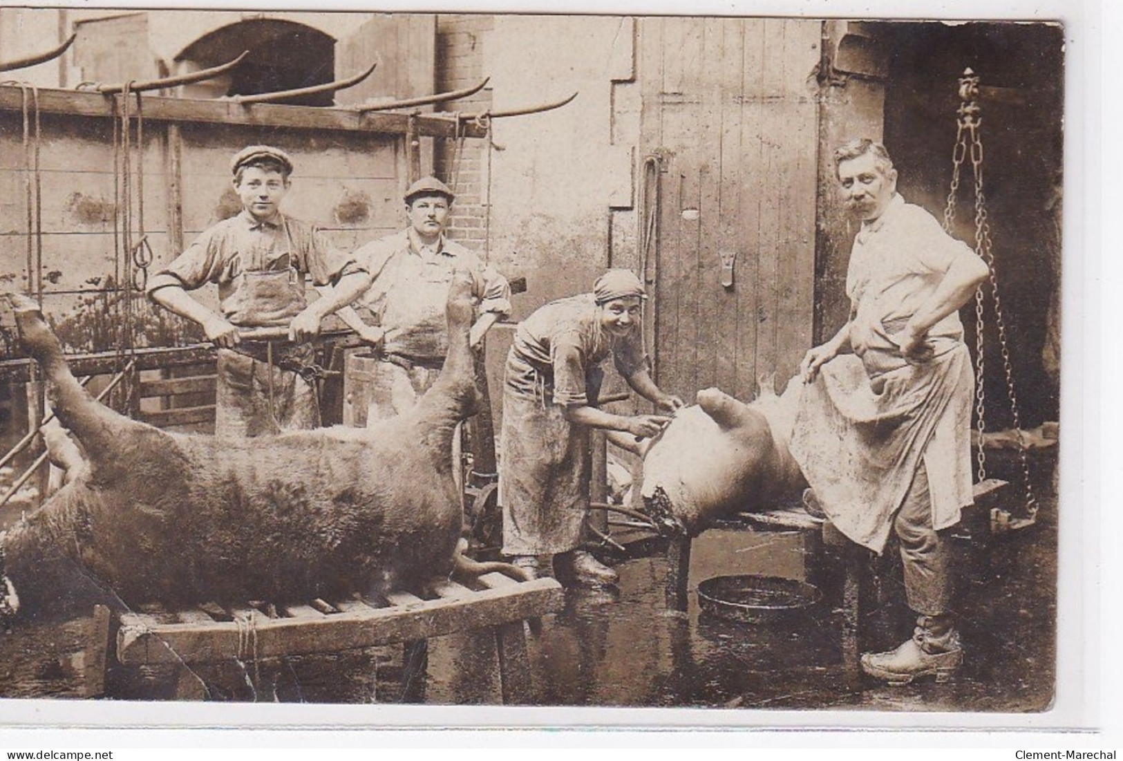 PARIS 19 ème : Lot De 2 Cartes Photo Des Abattoirs De La Villette - Bon état - Arrondissement: 19