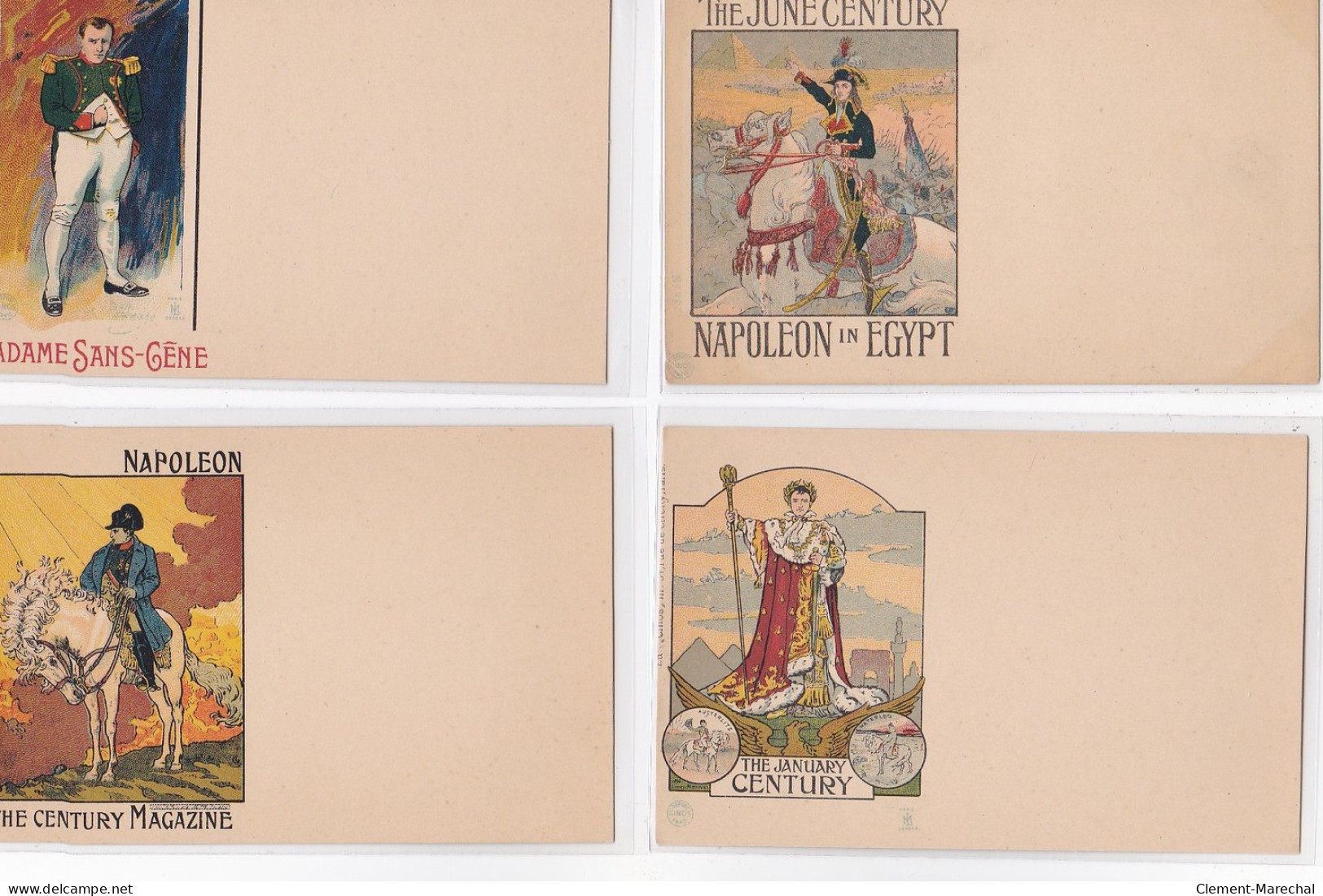 CINOS : lot de 33 cartes postales dont TOULOUSE LAUTREC, 2 cpa de Mucha (il en manque 2) - très bon état