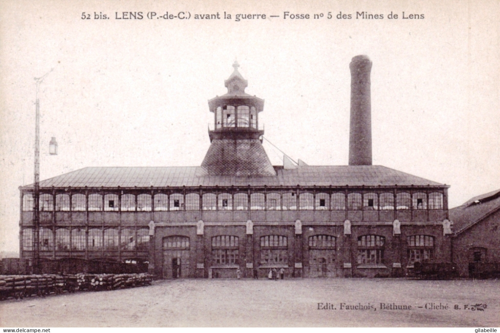 62 - Pas De Calais - LENS - Avant La Guerre - Fosse N°5 Des Mines De Lens - Lens