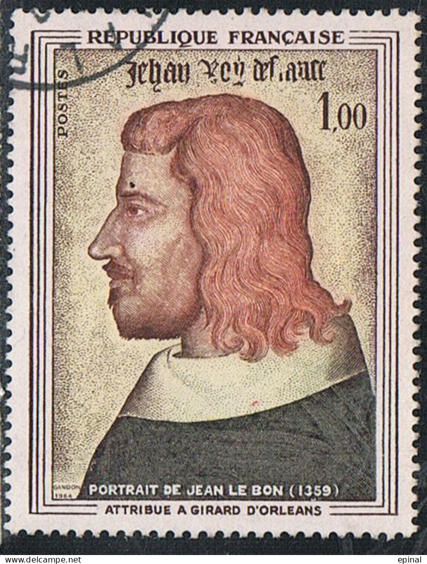 FRANCE : N° 1413 Oblitéré (Jean II Le Bon, Roi De France) - PRIX FIXE - - Used Stamps