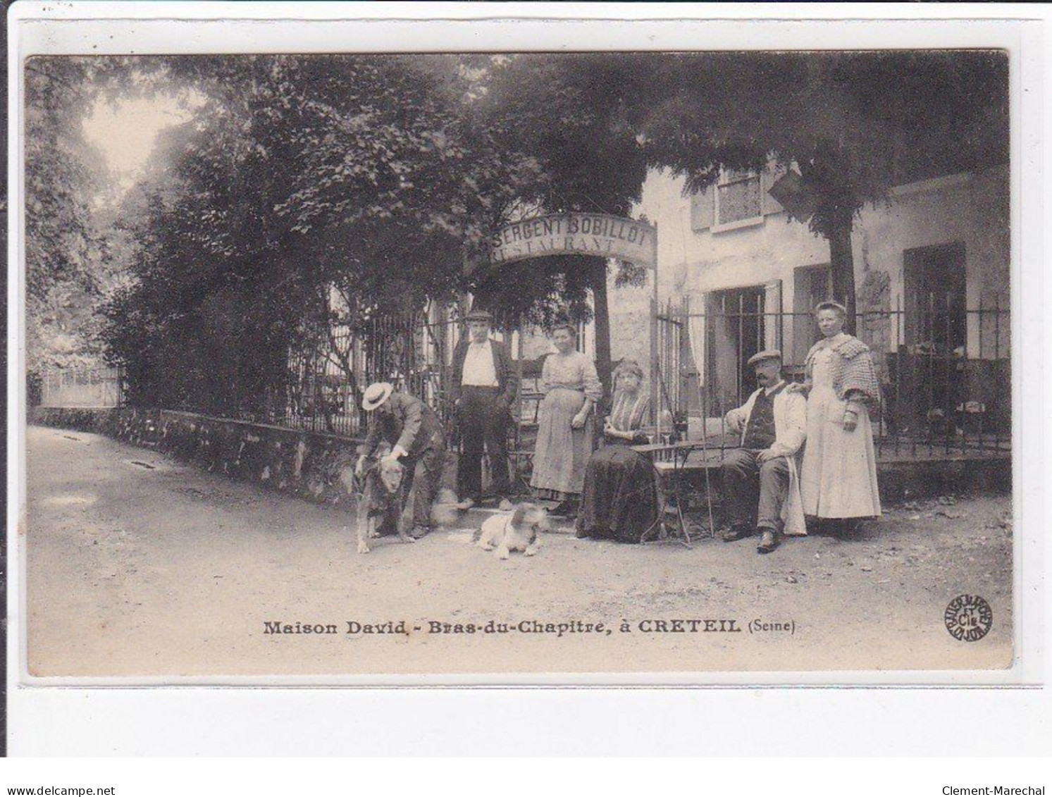 CRETEIL : Maison David - Bras Du Chapitre - Restaurant "au Sergent Bobillot" - Très Bon état - Creteil