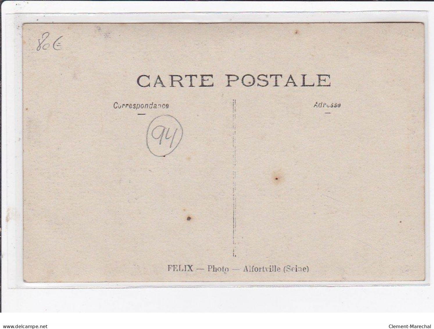 ALFORTVILLE : Carte Photo De La Grève Des Commerçants (photo Félix) - Très Bon état - Alfortville