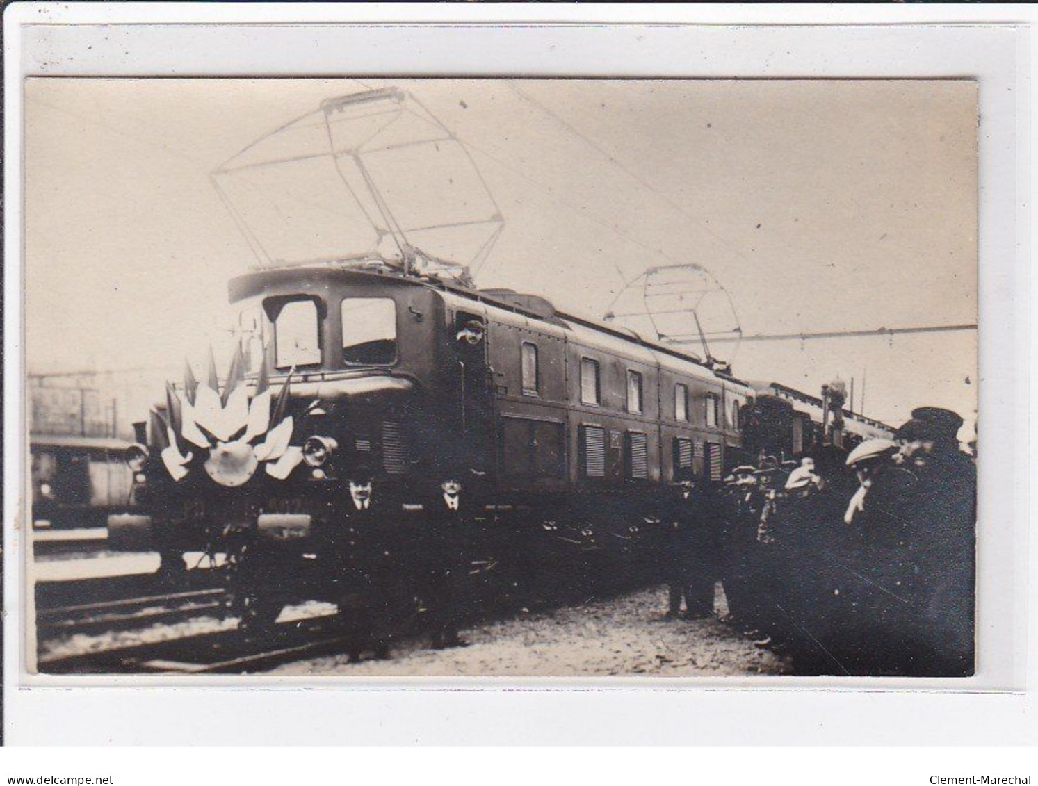 LE RAINCY : Carte Photo D'une Inauguration De Chemin De Fer (gare) - Bon état (traces Au Dos) - Le Raincy