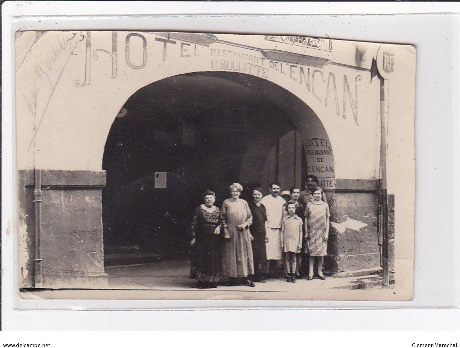 LA ROCHELLE : Carte Photo De L'hotel De L'encan (BOULITTE) - état (coupée) - La Rochelle