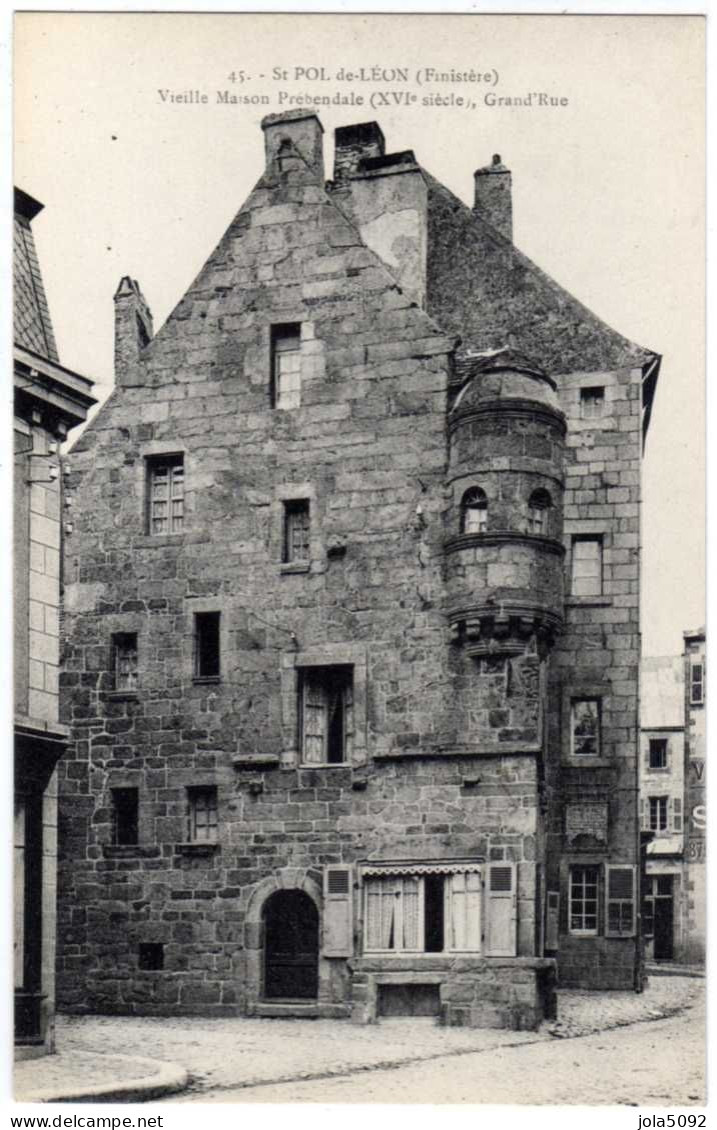 29 / SAINT-POL-DE-LEON - Vieille Maison Prébendale - Saint-Pol-de-Léon