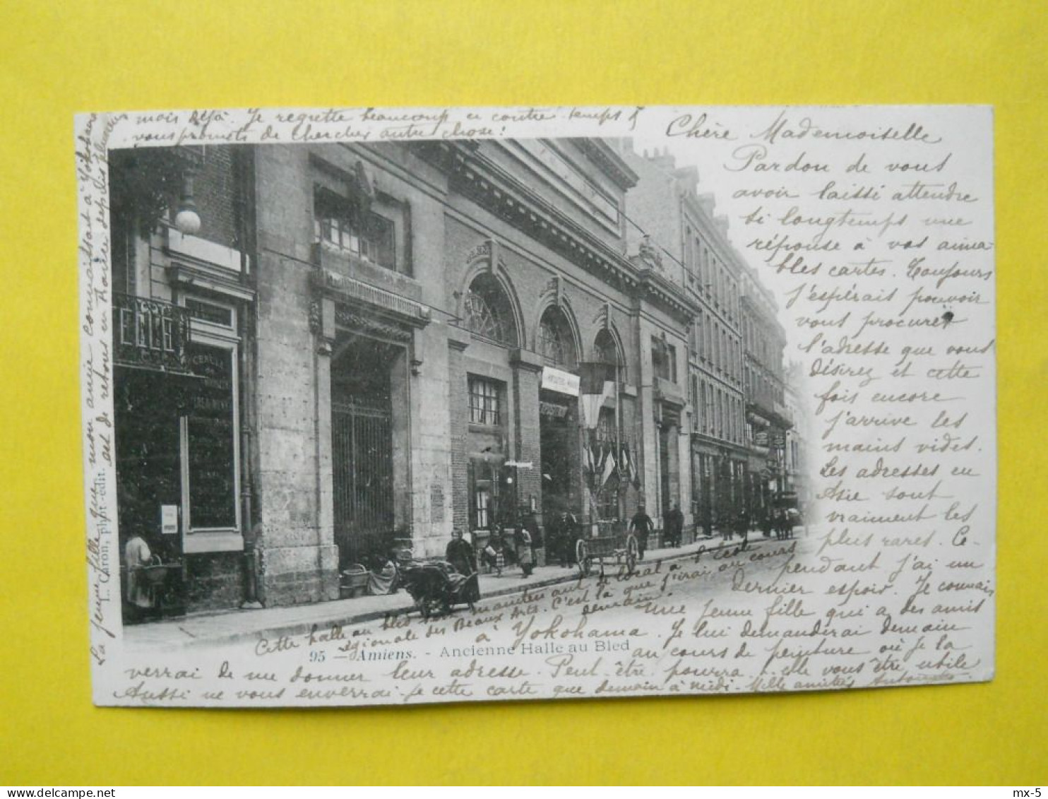 Amiens ,ancienne Halle Au Bled (blé) ,en 1902 - Amiens