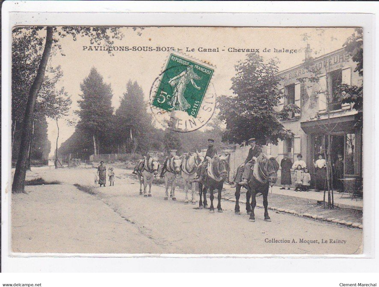 PAVILLON SOUS BOIS : Le Canal - Chevaux De Halage - Très Bon état - Otros & Sin Clasificación