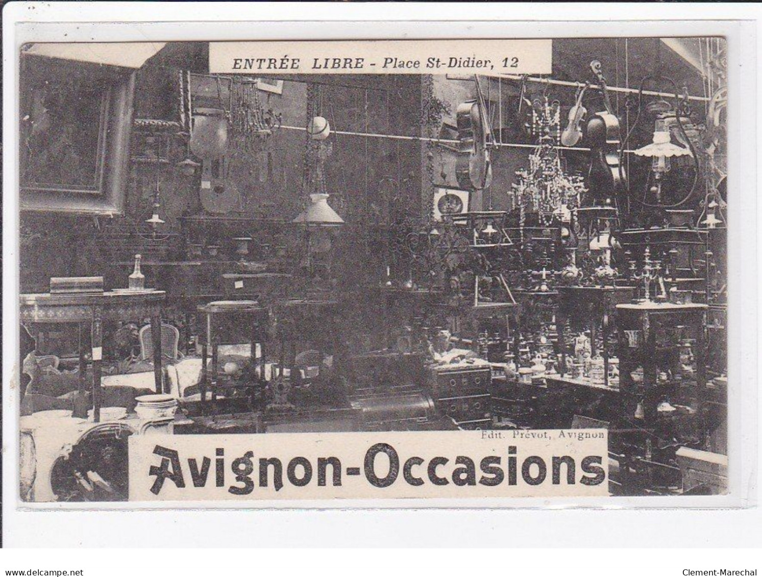 AVIGNON : Publicité Pour Le Brocanteur AVIGNON-OCCASIONS (magasin) - Très Bon état - Avignon